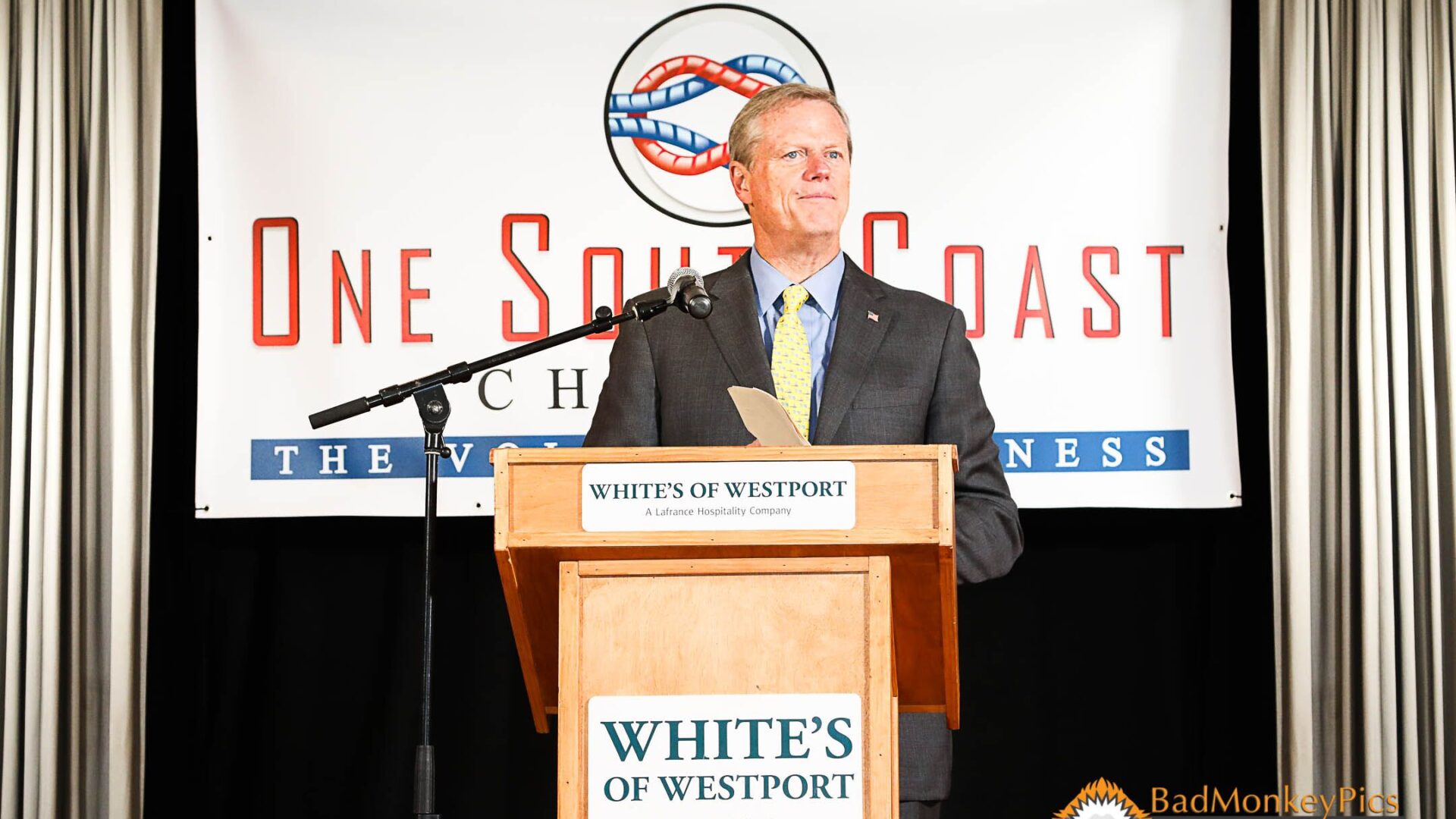 Jantar com o governador Charlie Baker